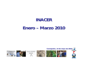 INACER Enero – Marzo 2010 - INE BÍO-BÍO