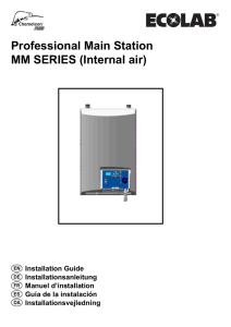 Professional Main Station MM SERIES (Internal air)