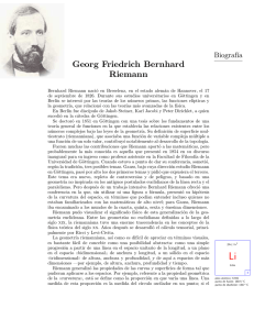 Georg Friedrich Bernhard Riemann