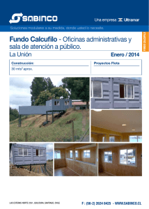Fundo Calcufilo - Oficinas administrativas y sala de