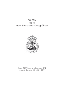 R. S. GEOGRAFICA.qxd - Real Sociedad Geográfica