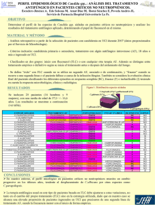 perfil epidemiologico de candida spp.