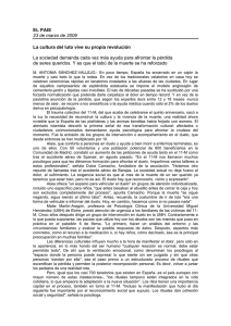 La cultura del luto vive su propia revolución. El País, 23/03/2009.