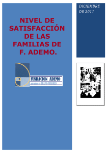 informe satisfacción cuestionario familias 2011