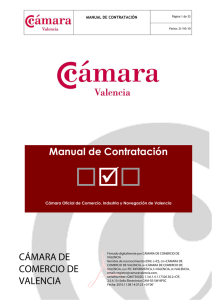 Manual de Contratación - Cámara de Comercio de Valencia