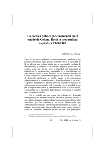 La política pública gubernamental en el estado de Colima. Hacia la
