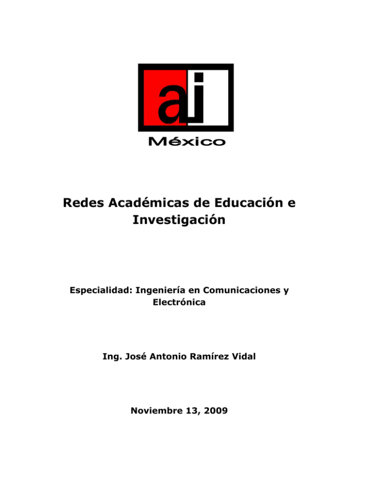 Redes Académicas De Educación E Investigación