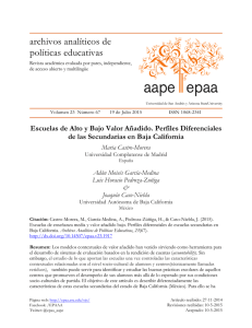 aape epaa - Education Policy Analysis Archives