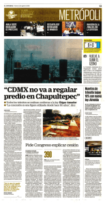 "CDMX no va a regalar predio en Chapultepec"