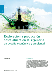 Exploración y producción costa afuera en la Argentina