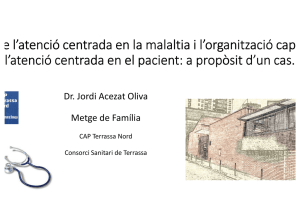 Dr. Jordi Acezat Oliva Metge de Família
