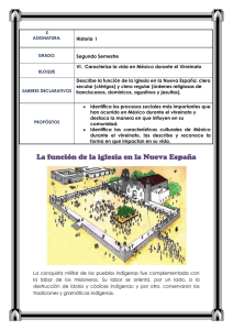 La función de la iglesia en la Nueva España
