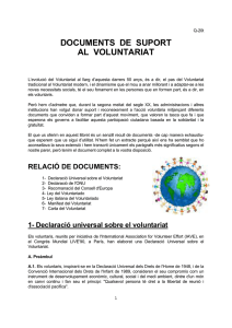 documents de suport al voluntariat - AIV