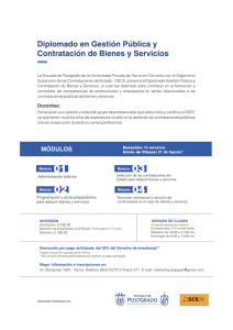 Contratación de Bienes y Servicios