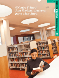 El Centre Cultural Sant Ildefons, una nova porta a la cultura