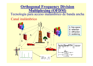 Orthogonal Frequency Division M ultiplexing (OFDM )