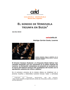el sonido de venezuela triunfa en suiza 1