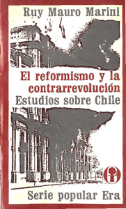 El reformismo y contrarrevolución Estudios sobre Chile Serie