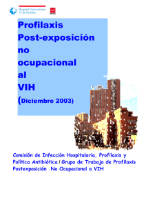 Profilaxis Post-exposición no ocupacional al VIH