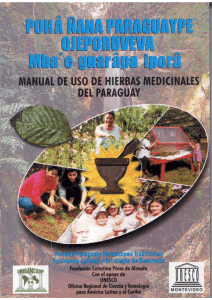 Manual de uso de hierbas medicinales del Paraguay