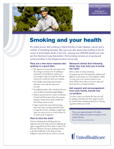 Smoking and your health