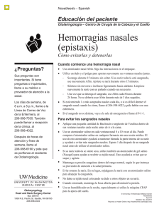 Hemorragias nasales (epistaxis) - Health Online