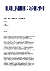 Red de control costero - Ayuntamiento de Benidorm
