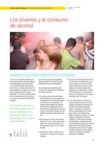 los jóvenes y el consumo de alcohol