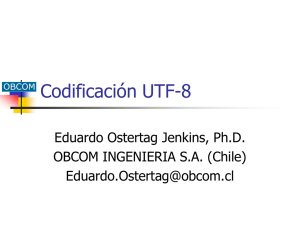 Codificación UTF-8 - OBCOM INGENIERIA SA (Chile)