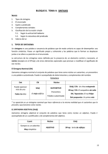 bloque 8. tema 4: sintaxis