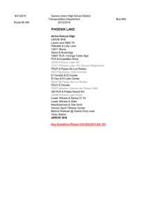 Bus Route 11-5 - Sonora Union High School District