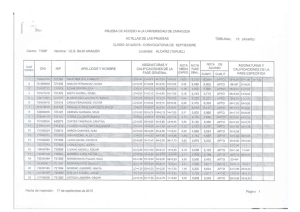 ` ASIGNATURAS Y NOTA DE ASIGNATURAS Y