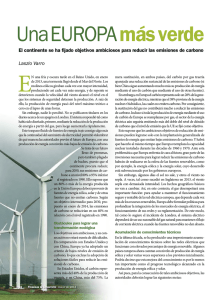 Una Europa más verde Finanzas y Desarrollo Marzo de 2014