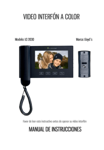 video interf&oacute;n a color