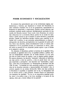 PODER ECONÓMICO Y SOCIALIZACION