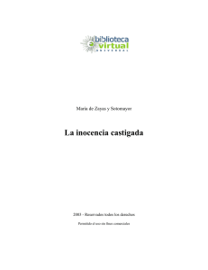 La inocencia castigada - Biblioteca Virtual Universal