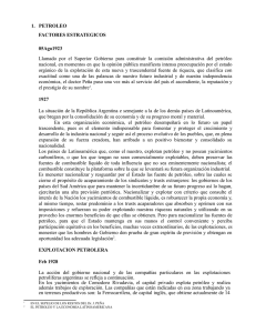 petroleo factores estrategicos