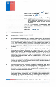 DDU-ESP. 03-2015 Aplicación del articulo 2.1.21. de la OGUC