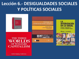 Estructura social y políticas sociales.
