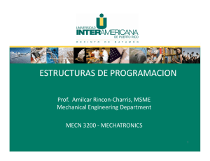 estructuras de programacion - Universidad Interamericana de