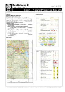 Spain – Natural Preserves 1:50 000