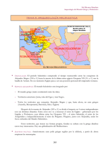 tema 5: arqueología helenistica