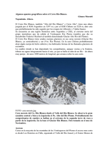 Ficha descriptiva cerro Alto del Río Blanco