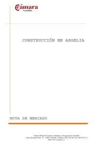 construcción en argelia - Cámara de Comercio de Castellón