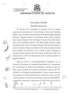 Sobre vigencia de la Ley 87-01 - Consejo Nacional de Seguridad