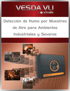 Detección de Humo por Muestreo de Aire para Ambientes