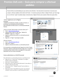 Premier.Dell.com – Guía para comprar y efectuar pedidos