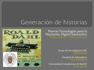 Story generation - Facultad de Informática