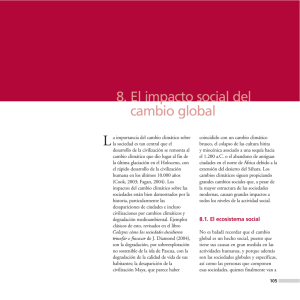 8. El impacto social del cambio global