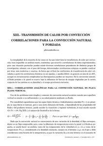 Correlaciones para la convección natural